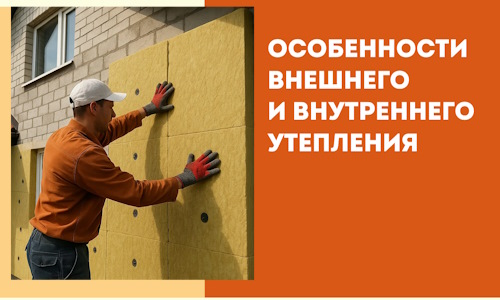 Какие особенности внешнего и внутреннего утепления в Серове
