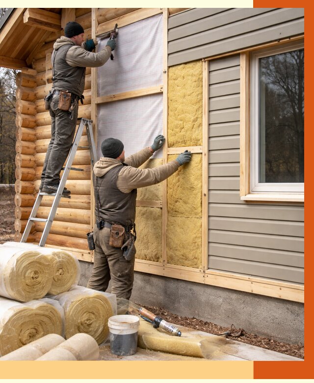 Утепление деревянного дома в Серове от 6325 руб./м2 — заказать работы | ТепломастерСрв