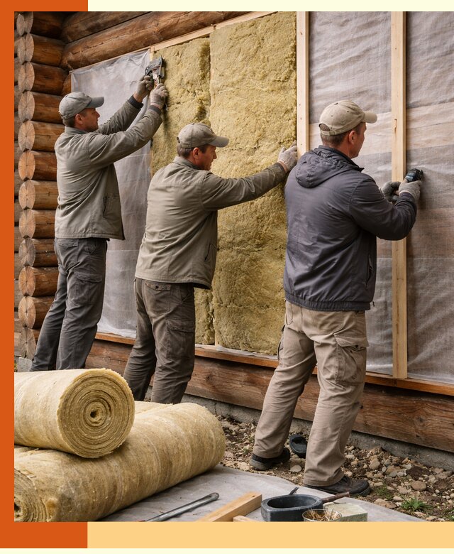 Утепление деревянного дома в Серове эффективными технологиями