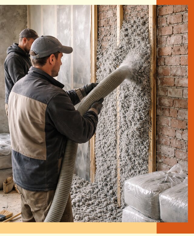 Утепление кирпичного дома эковатой в Серове от 2397 руб./м² | ТепломастерСрв