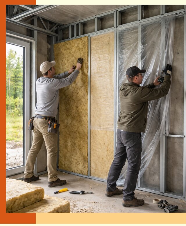 Утепление дома из ЛСТК в Серове с гарантией качества и эффективности