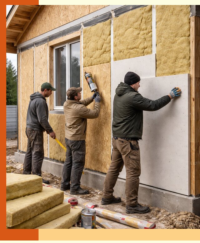 Профессиональное утепление дома из SIP-панелей в Серове