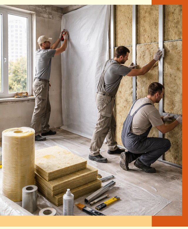 Утепление квартиры в Серове от 4591 руб/м2 — утеплить квартиру изнутри и снаружи | ТепломастерСрв