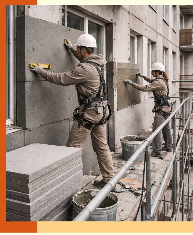 Утепление квартиры снаружи под ключ в Серове