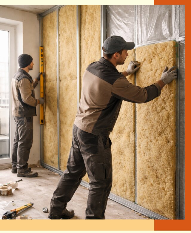 Утепление квартиры изнутри в Серове от 4438 руб. за м2 | Проф. работы ТепломастерСрв