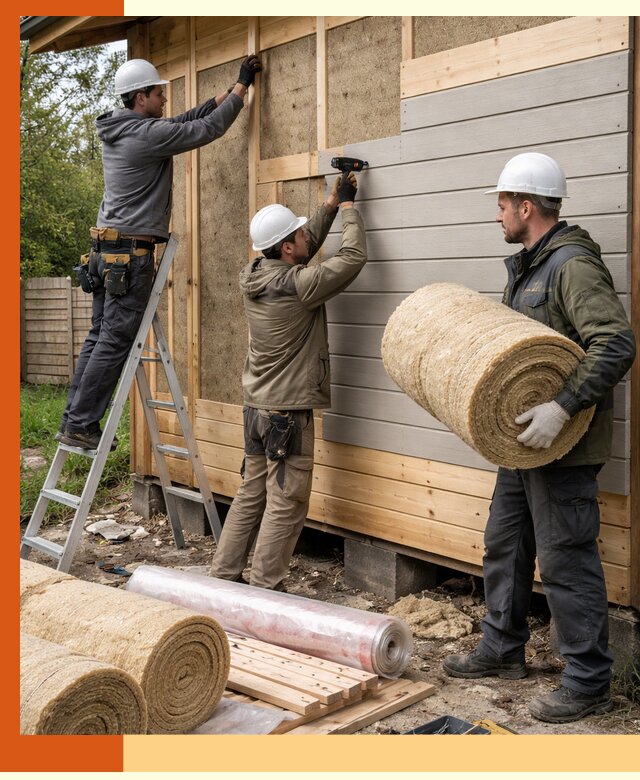 Утепление бани снаружи в Серове профессионально и надежно