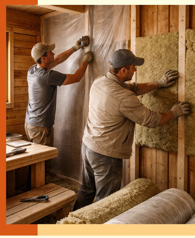 Утепление бани изнутри в Серове качественно и недорого