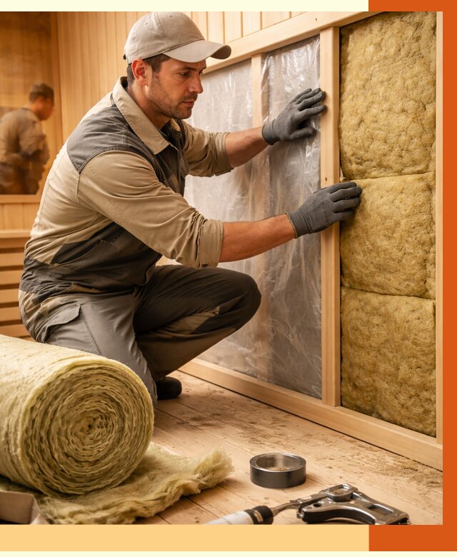 Утепление сауны изнутри в Серове от 6631 руб. за м2 | ППУ, под ключ — ТепломастерСрв