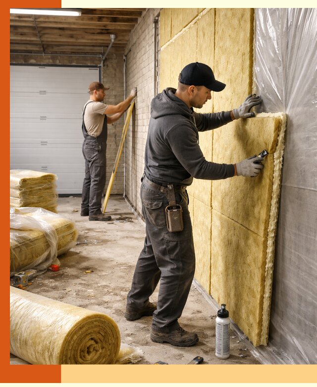 Утепление гаража под ключ в Серове — все виды теплоизоляции