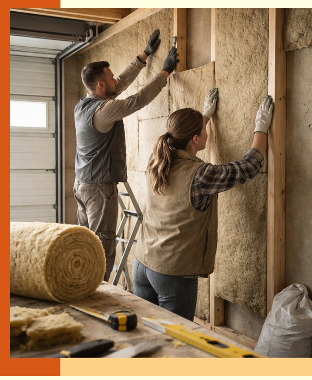 Утепление гаража изнутри в Серове: быстро и надежно