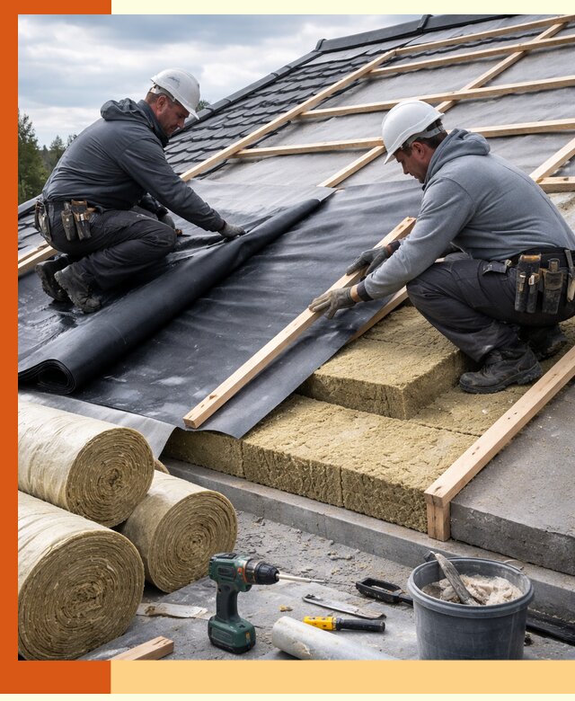 Утепление крыши снаружи в Серове: профессиональная теплоизоляция