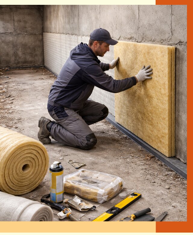 Утепление фундамента изнутри в Серове от 4285 руб./м2 — работы под ключ | ТепломастерСрв