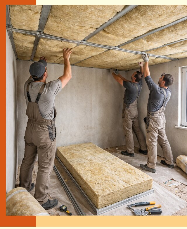 Утепление потолка в Серове — тепло и без сквозняков