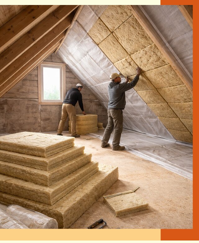 Утепление мансарды в Серове от 2551 руб/м2 — комплексно и под ключ | ТепломастерСрв