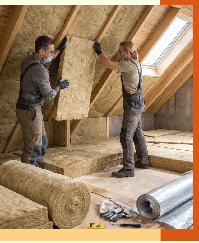 Утепление мансарды минватой в Серове от 4285 руб./м2 — монтаж и пароизоляция | ТепломастерСрв