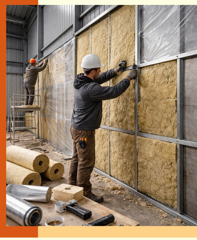 Утепление ангара в Серове — профессиональная теплоизоляция помещений