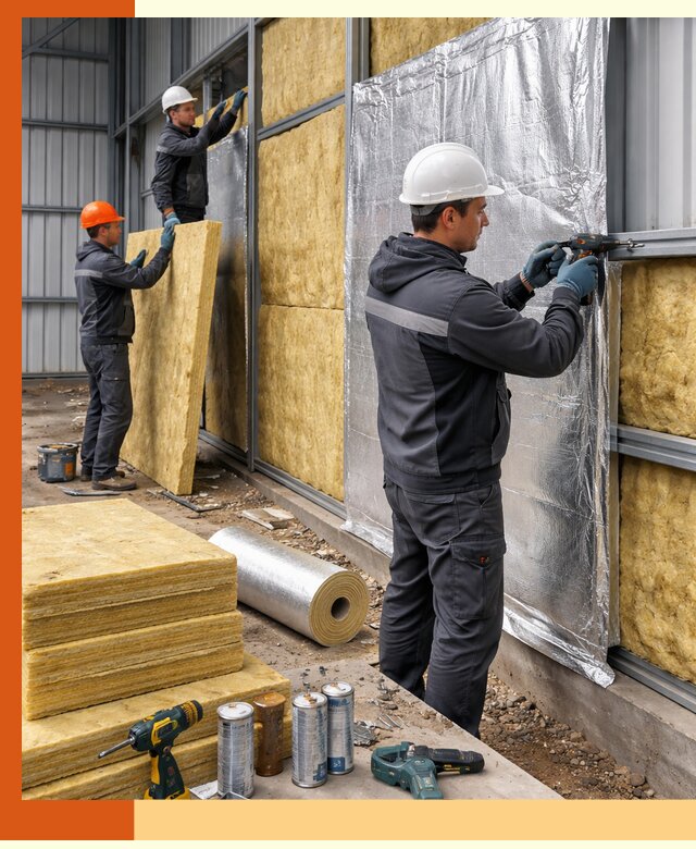 Утепление металлического ангара профессионально в Серове