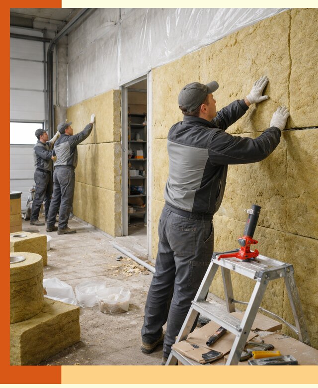 Утепление автосервиса и мастерских в Серове качественно и надёжно