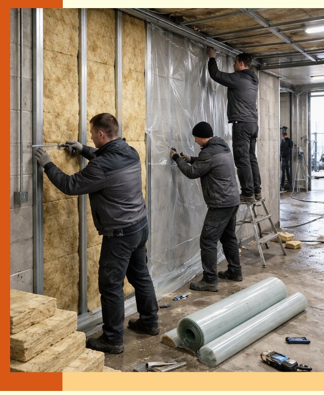 Профессиональное утепление автомойки в Серове для любого типа помещений