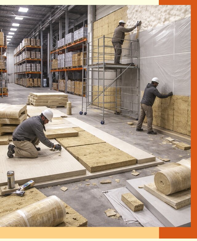 Утепление складского терминала в Серове от 7652 руб./м² под ключ | ТепломастерСрв