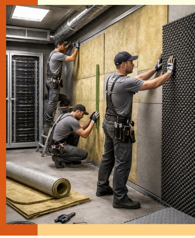 Утепление серверной комнаты профессионально в Серове