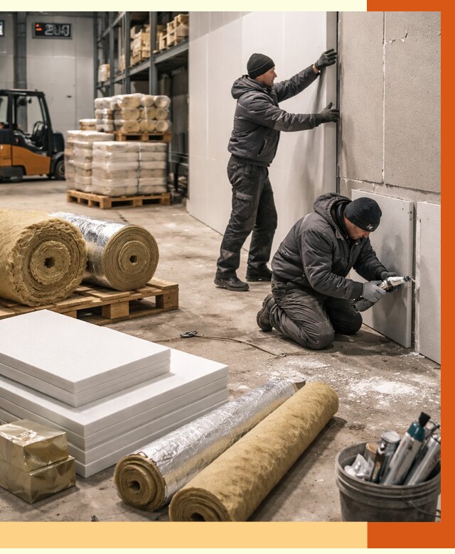 Утепление холодного склада в Серове от 8672 руб/м2 — комплексное под ключ | ТепломастерСрв