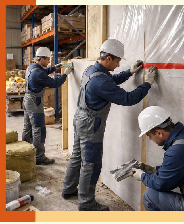 Утепление теплого склада под ключ в Серове