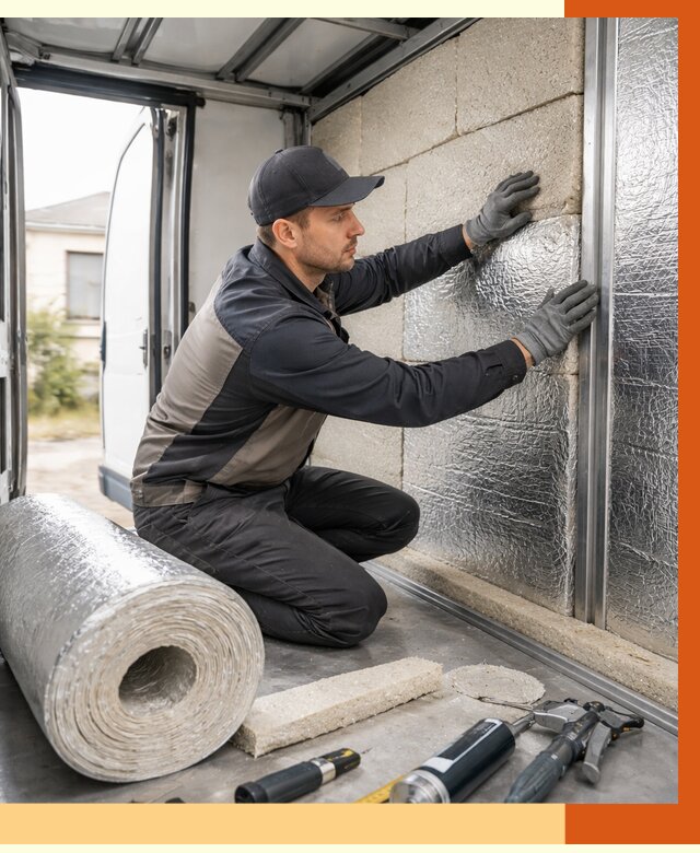 Утепление фургона рефрижератора в Серове от 12753 руб./м² под ключ | ТепломастерСрв