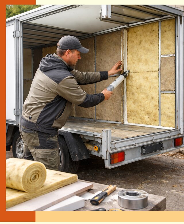 Профессиональное утепление прицепа в Серове для любых условий