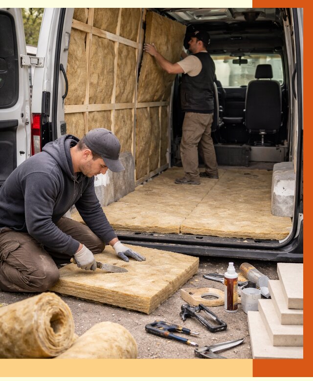 Утепление кемпера в Серове под ключ от 12242 руб. — профессионально | ТепломастерСрв