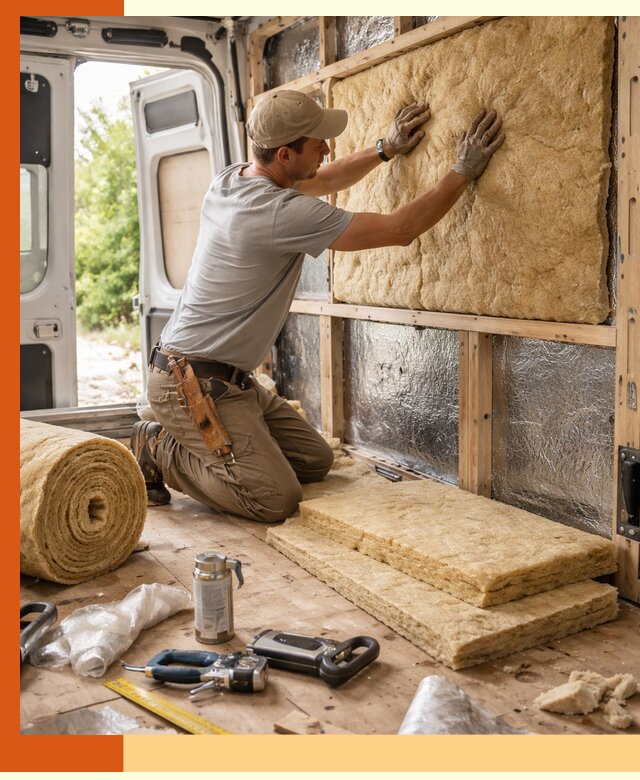 Утепление кемпера под ключ в Серове с гарантией качества