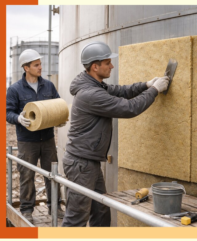 Профессиональное утепление резервуара и теплоизоляция в Серове