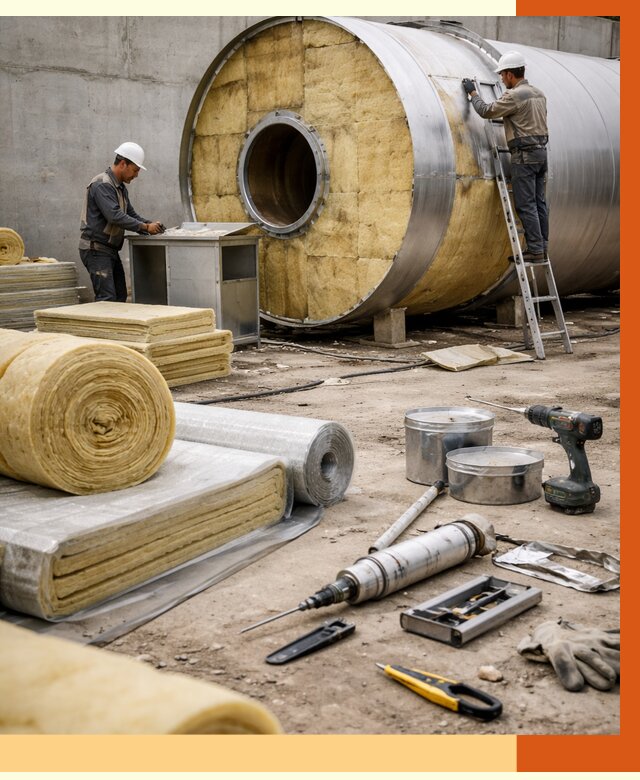 Утепление резервуара с топливом в Серове от 28056 руб. под ключ | ТепломастерСрв