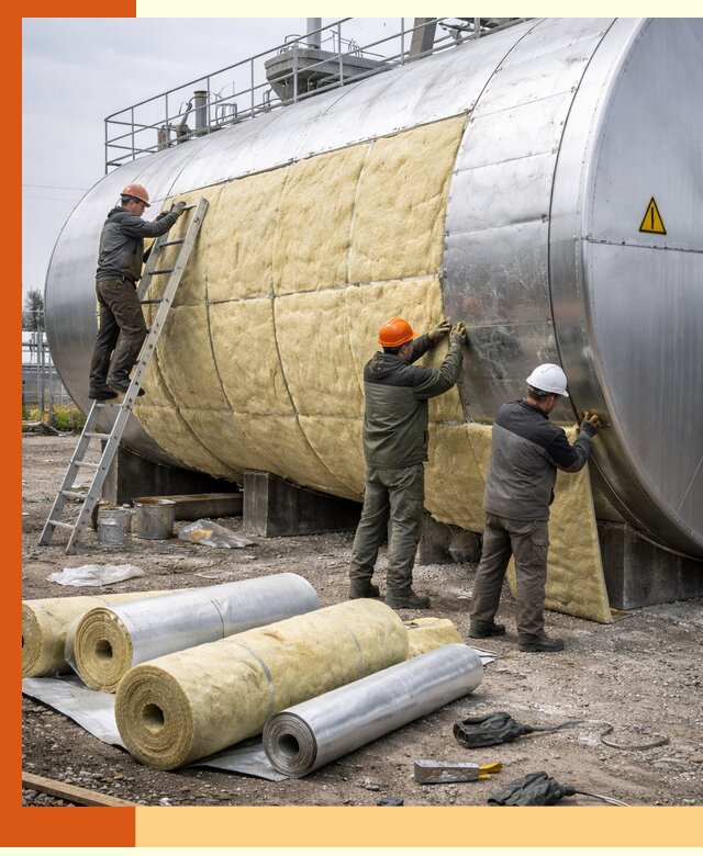 Утепление резервуаров с топливом в Серове надежно и экономично