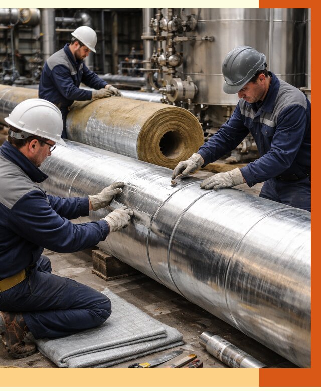 Утепление технологического оборудования в Серове от 4285 руб. за м2 | ТепломастерСрв