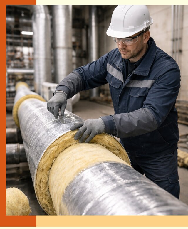 Утепление технологического оборудования и заводских установок в Серове