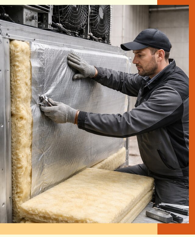 Утепление холодильного агрегата в Серове от 8672 руб. под ключ | ТепломастерСрв