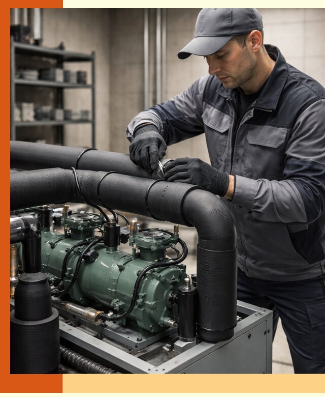 Утепление холодильного агрегата и теплоизоляция в Серове