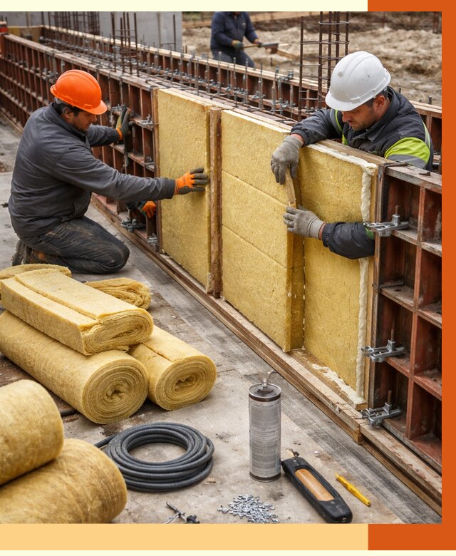 Теплоизоляция опалубки в Серове от 7345 руб. за м2 — услуги и монтаж | ТепломастерСрв