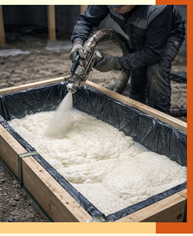 Заливка ППУ в формы в Серове от 2551 руб. — утепление форм под ключ | ТепломастерСрв