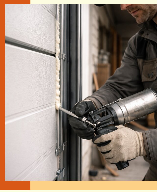 Заполнение пустот ворот в Серове профессионально и герметично