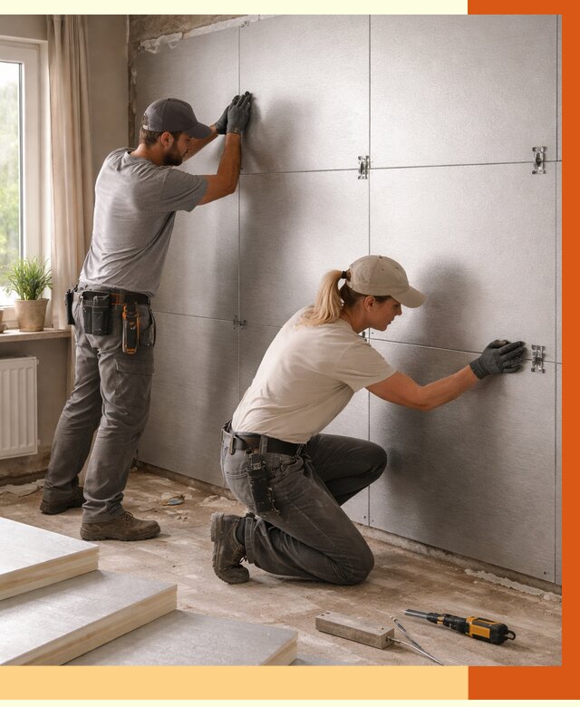 Утепление PIR панелями в Серове от 4285 руб. под ключ | ТепломастерСрв