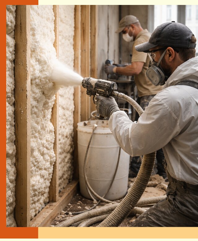 Утепление пеноизолом жилых и коммерческих объектов в Серове