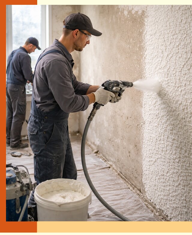 Утепление стен жидкой теплоизоляцией в Серове для квартир и домов