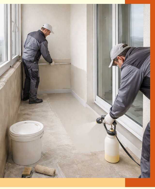 Утепление балкона жидкой теплоизоляцией в Серове от 5866 руб./м2 | ТепломастерСрв