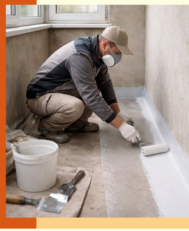 Утепление балкона жидкой теплоизоляцией в Серове