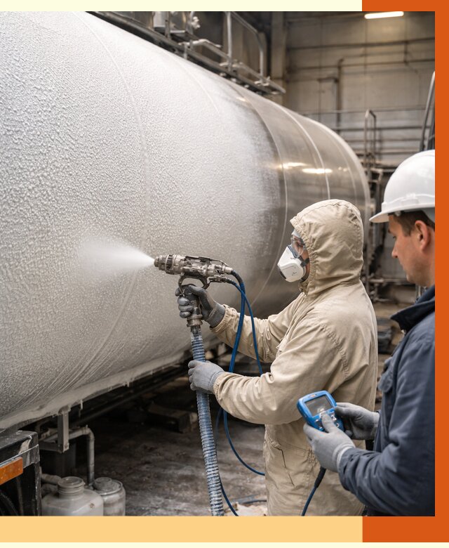 Утепление автоцистерны жидкой теплоизоляцией в Серове от 14793 руб. под ключ | ТепломастерСрв