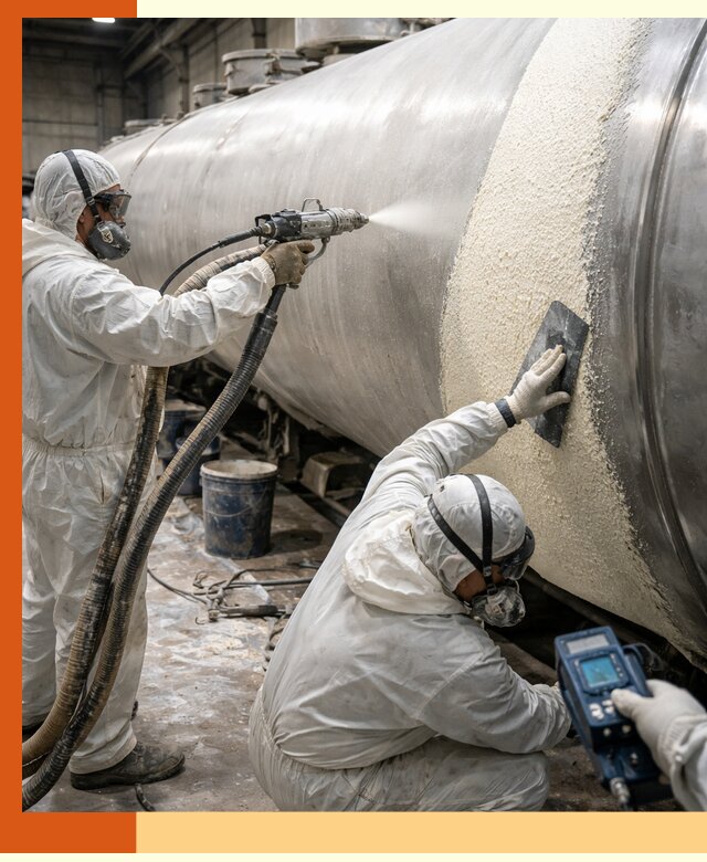 Утепление автоцистерн жидкой теплоизоляцией в Серове