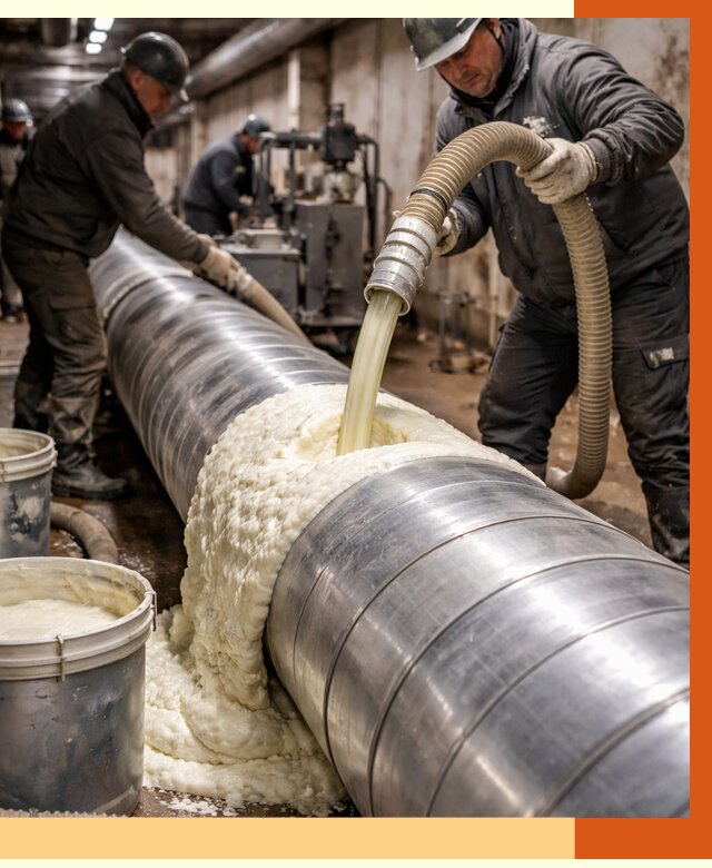 Утепление теплотрассы жидкой теплоизоляцией в Серове от 4285 руб. | ТепломастерСрв