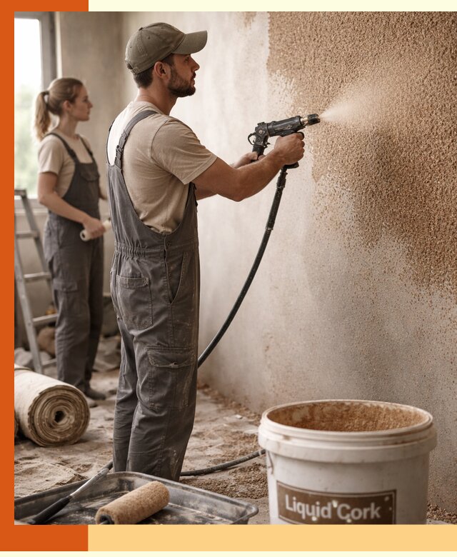 Утепление стен жидкой пробкой в Серове эффективное и долговечное